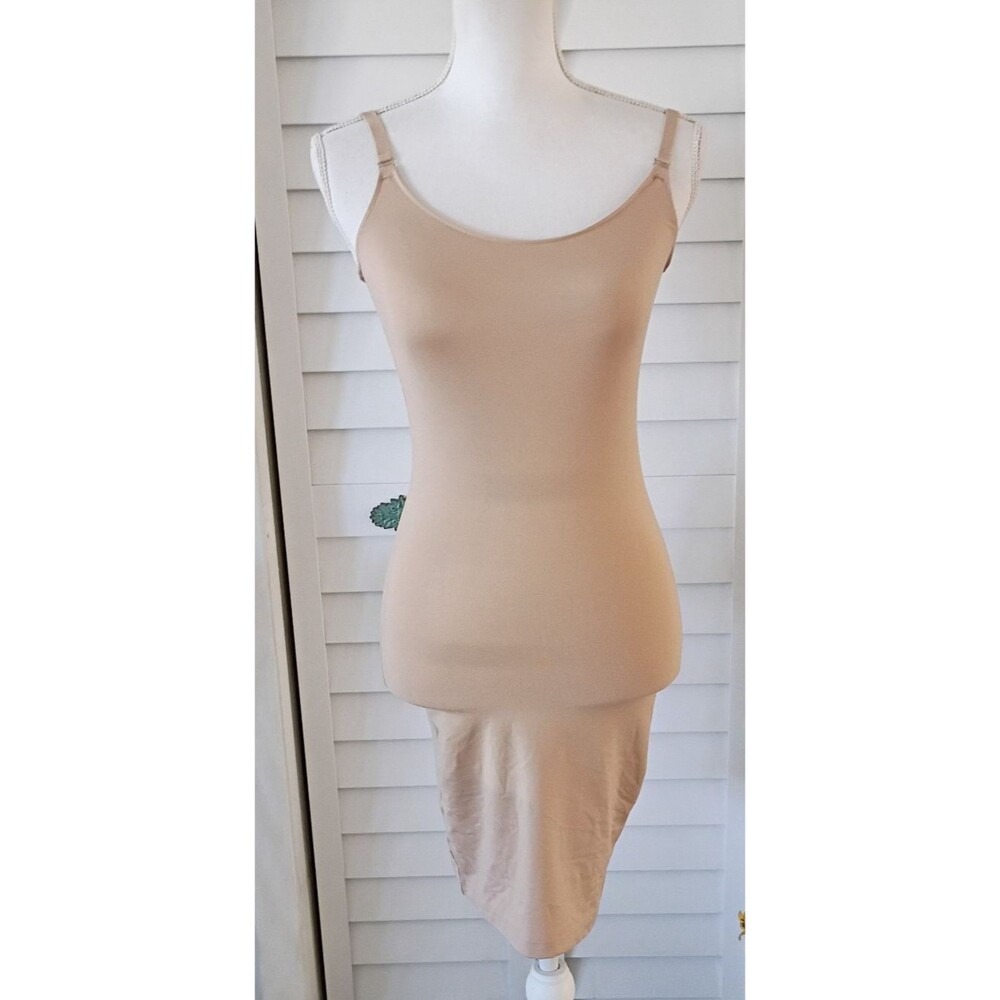 Spanx Natural Glam Socialite Slip Shapewear Adjustable Straps M